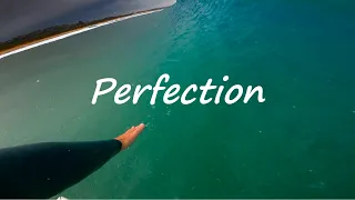 SURFING CLEAN BEACH BREAK WAVES - SNAPS, FLOATERS AND CUTBACKS POV SURF (raw)