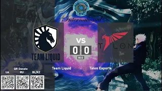 Team Liquid vs. Talon Esports - The International 2023 - Playoff BO3 @4liver #theinternational2023
