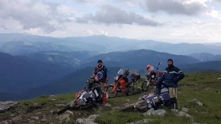 KTM 990/1190 adventure crash compilation in ukraine carpathian mountains