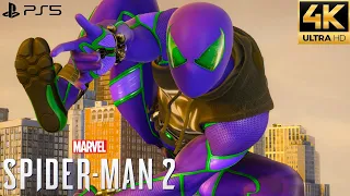 Marvel's Spider-Man 2 PS5 - Scarlet Spider Suit Free Roam Gameplay (4K 60FPS)