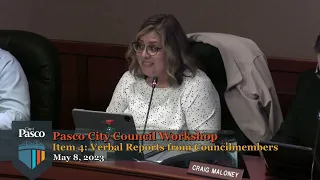 Pasco City Council Workshop, May 8, 2023