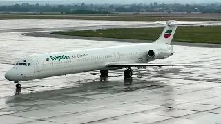 JT8D Music! | Bulgarian Air Charter MD-82 Startup, Taxi, and Takeoff from Rzeszów-Jasionka