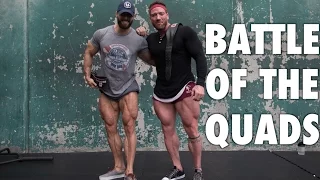Justin Lovato & Julian Smith train Legs! (Battle of the Quads)