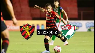 Sport 2 (2)x(4) 2 Salgueiro | Carcará merecidamente semifinalista do Estadual!