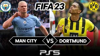 Manchester City vs Dortmund | FIFA 23 | Bundesliga 2023/24  | FULL MATCH -  PS5™ Next Gen #ps5