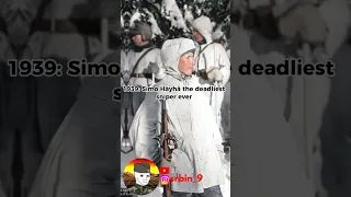 Simo Häyhä AKA The White Death #geography