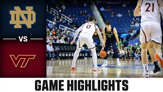 Notre Dame vs. Virginia Tech 2023 New York Life ACC Men's Basketball Tournament Highlights