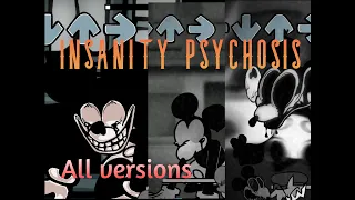 Insanity Psychosis all versions (Friday night funkin Vs.Mouse) #fnfmod #fnf #vsmouse #mortimer