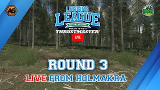 LIVE - LOGGING LEAGUE Season Two - ROUND THREE! LIVE from HOLMAKRA