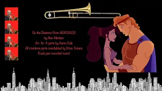 “Go The Distance (from HERCULES)” for 4 Trombones