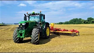 [GoPro] John Deere 6215R, Väderstad carrier 650 /2018/