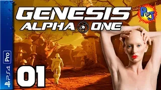 Let's Play Genesis Alpha One | PS4 Pro Pre-release Gameplay Episode 1 (P+J)