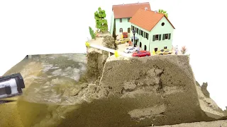 New Town Model Dramatic Disaster - Dam Breach Experiment