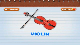 Musical instruments with sounds| Video for kids | English for children| Educational game