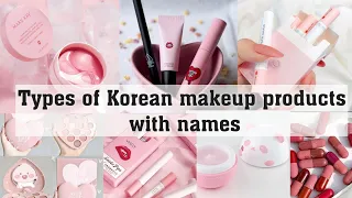 Types of Korean makeup products with names||THE TRENDY GIRL