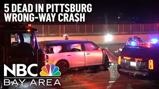 5 Killed in Wrong-Way Crash on Highway 4 in Pittsburg