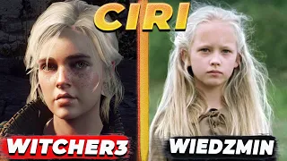 The Witcher 3 vs Wiedzmin Characters