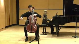 Eyal Kalev Guetzkow plays Schumann's Cello Concerto in A Minor, Op.129, I. Nicht zu schnell.