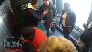 FUNNIEST ELEVATOR RIDE EVER