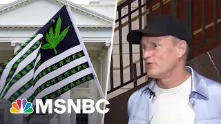 Woody Harrelson visits Capitol Hill urging lawmakers to de-schedule marijuana