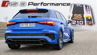 Audi RS3 Performance (407hp) | Launch Control & 100-200 km/h acceleration🏁 | Automann in 4K