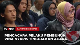 Momen Pengacara Saka Tatal Nyaris Walk Out Usai Ditanya Pengacara Vina | Catatan Demokrasi tvOne