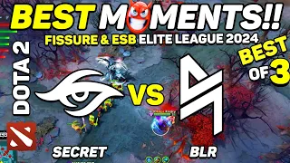 Secret vs BLR - HIGHLIGHTS - FISSURE & ESB Elite League 2024 | Dota 2