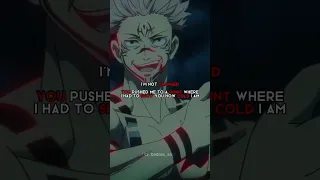 I AM NOT CHANGED BUT 🔥 Anime Attitude Status 🔥 Gojo Status 🔥 Jujutsu kaisen 🔥#anime #shorts