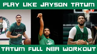 Jayson Tatum FULL NBA Workout/Training - Watch This Video And Play Basketball Like Jayson Tatum #NBA