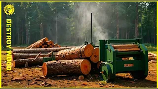 Amazing Homemade Firewood Processing Machine, Super Fast Wood Cutting Machine On Another Level 🪓 9