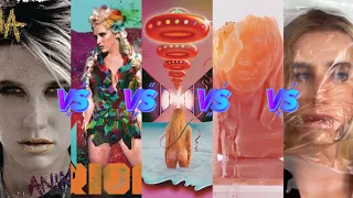 Animal vs Warrior vs Rainbow vs High Road vs Gag Order (Kesha) - Ultimate Album Battle