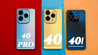 Infinix Hot 40 PRO vs HOT 40 vs HOT 40i: which one should you buy?