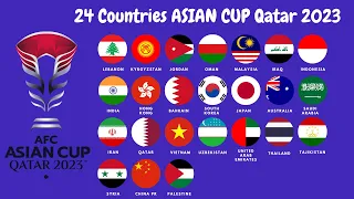 24 Countries ASIAN Cup Qatar 2023 Marble Race - Marble race in Algodoo Day 1 of 7