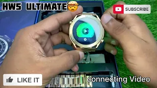 How to connect you Hw5 ultimate smart watch | Hw5 ultimate connecting video | hw5 connect kasa kara