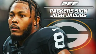Green Bay Packers Sign RB Josh Jacobs | 2024 NFL Free Agency | PFF
