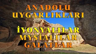 İyonyalılar, Mysialılar, Galatlar