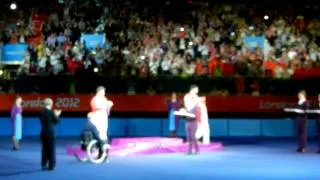 Zhang Jike - Gold Medal Ceremony - Men's Table Tennis Singles Final - London 2012 Olympics