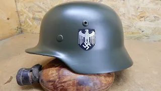 Restoration of the German helmet M 35