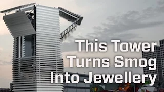 This Tower Turns Smog Into Jewelry