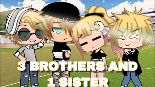 3 BROTHERS, 1 SISTER | GACHA MINI MOVIE