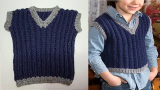 How to knit a Vest - Knitting Tutorial