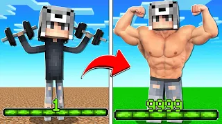 1 LVL KASLI VS 9999 LVL KASLI 😱 - Minecraft