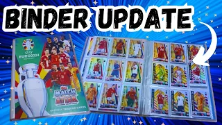 TOPPS MATCH ATTAX EURO 2024 BINDER UPDATE / THE CHASE IS STILL ON!!