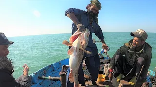 Big Strike In Mangroves Fishing | Bottom Fishing From Ibrahim Hedri To Pittyani Karachi