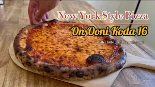 New York Style Pizza on Ooni Oven!