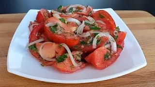 Готовьте сразу ДВЕ порции! Очень ВКУСНАЯ закуска из ПОМИДОРОВ разлетается за секунду!