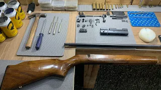 Rifle CBC 122, desmontagem completa, limpeza e montagem com lubrificação. CBC 122 em calibre 22Lr