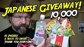 10K Subscriber Giveaway! Now Over, Thank You Everyone...