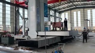 CNC Horizontal boring and milling machine with ram