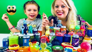 Sofie och Melody | Testar Massor med Slime | Lekolär-tuben Barnkanalen på Youtube